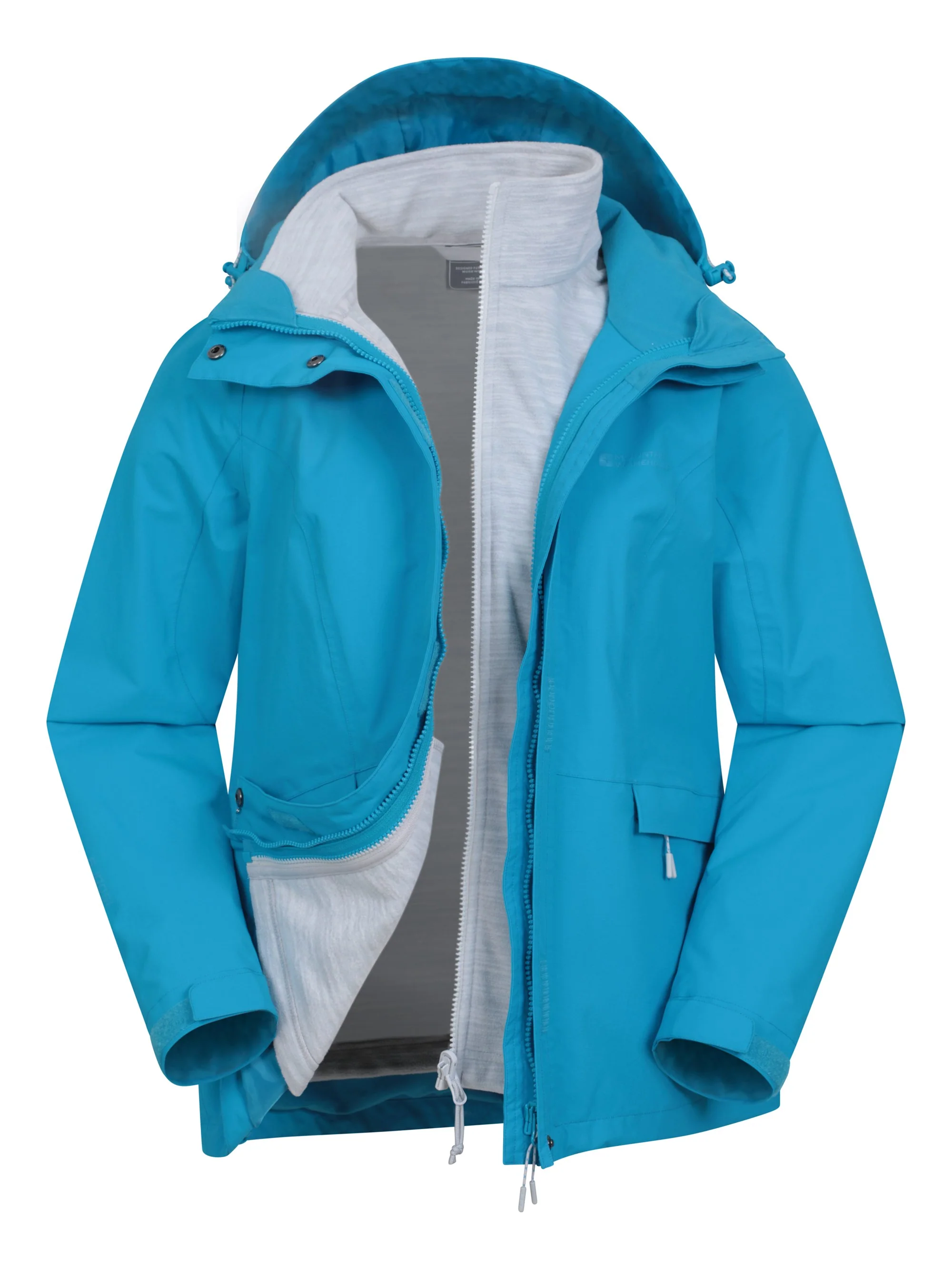 Mountain Warehouse Thunderstorm II Womens 3 in 1 Waterproof Jacket - Image 5