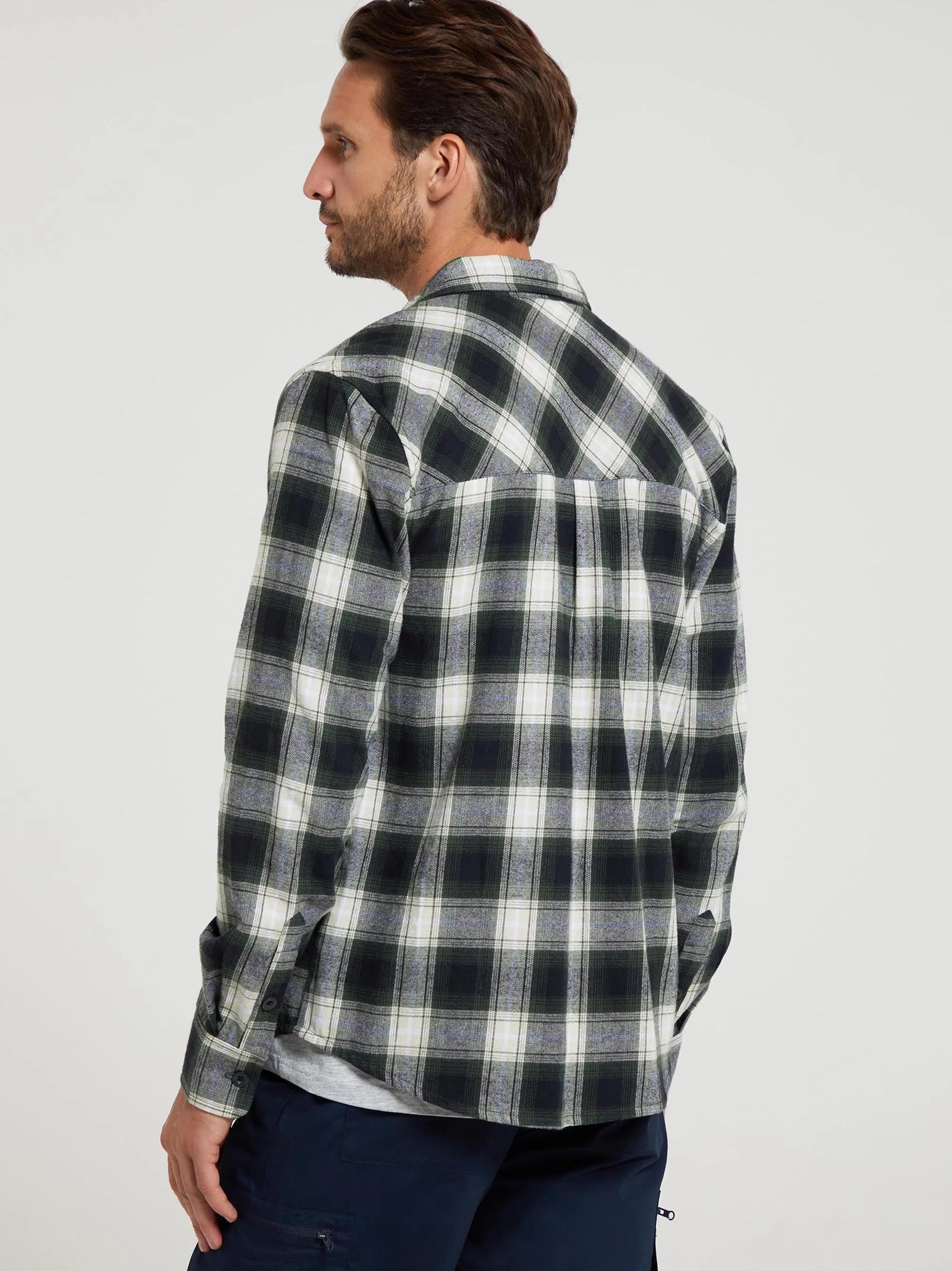 Mountain Warehouse Trace Mens Flannel Long Sleeve Shirt - Image 3