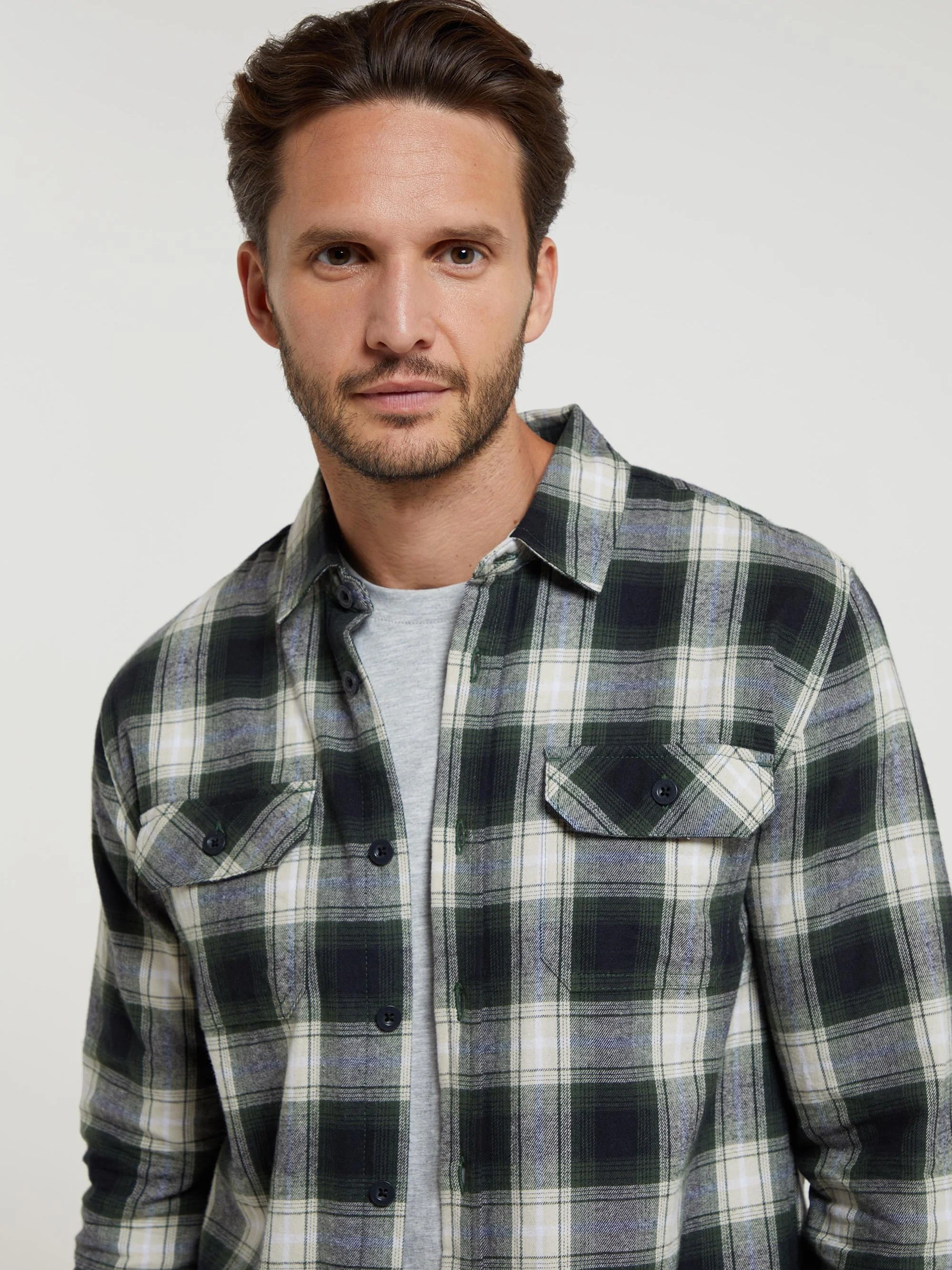 Mountain Warehouse Trace Mens Flannel Long Sleeve Shirt - Image 4