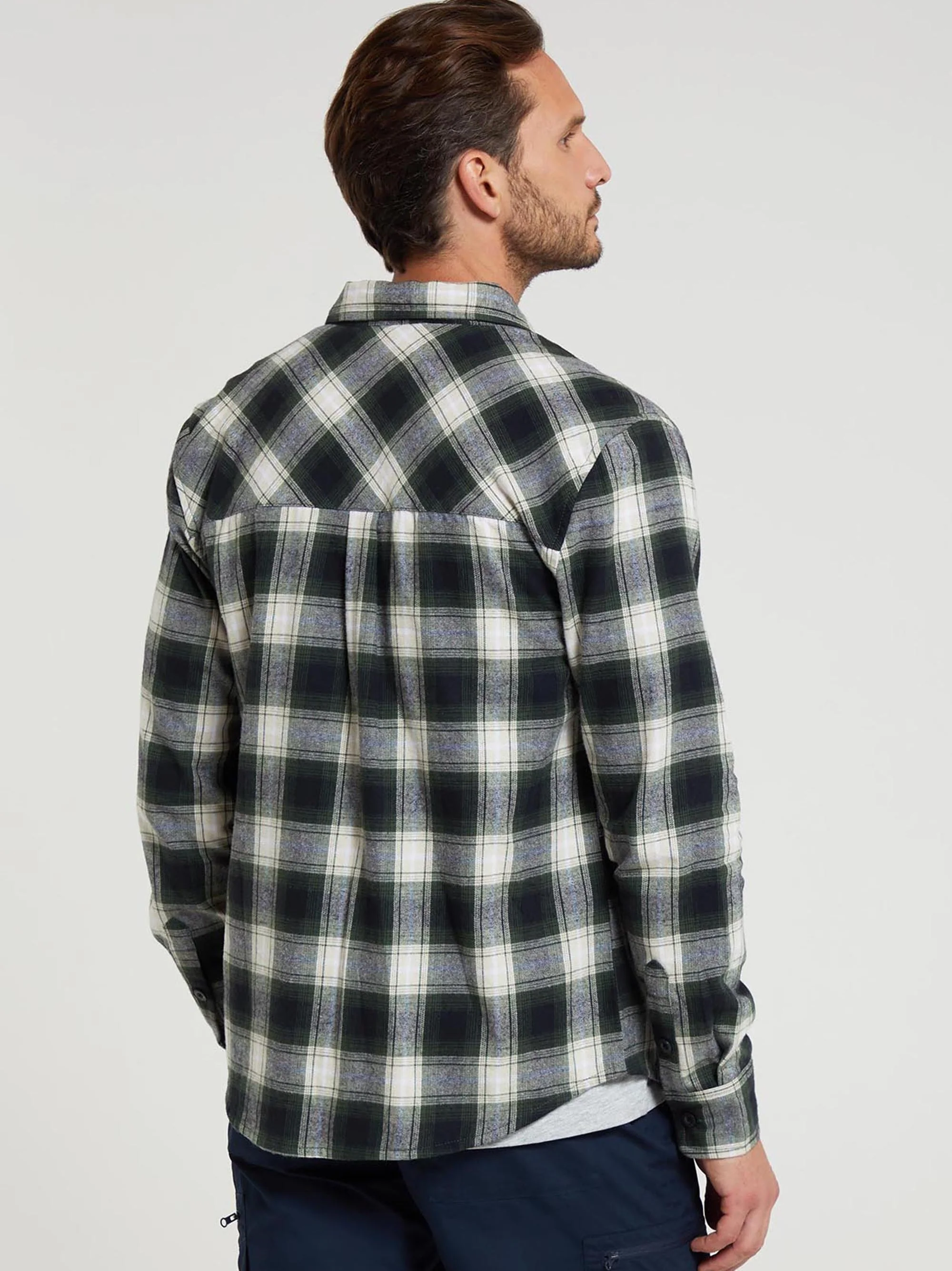 Mountain Warehouse Trace Mens Flannel Long Sleeve Shirt - Image 5