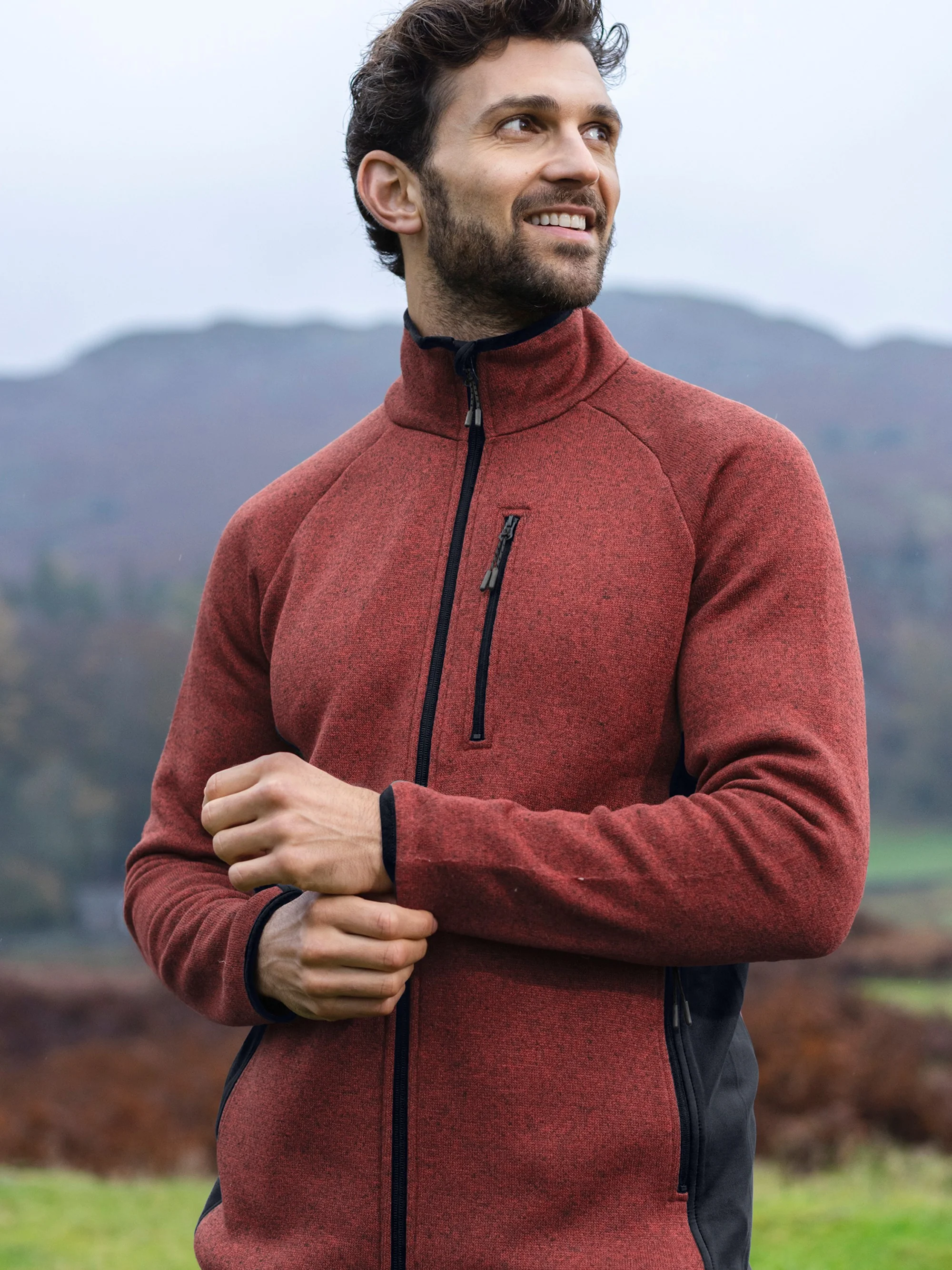 Mountain Warehouse Treston Mens Full-Zip Fleece Jacket