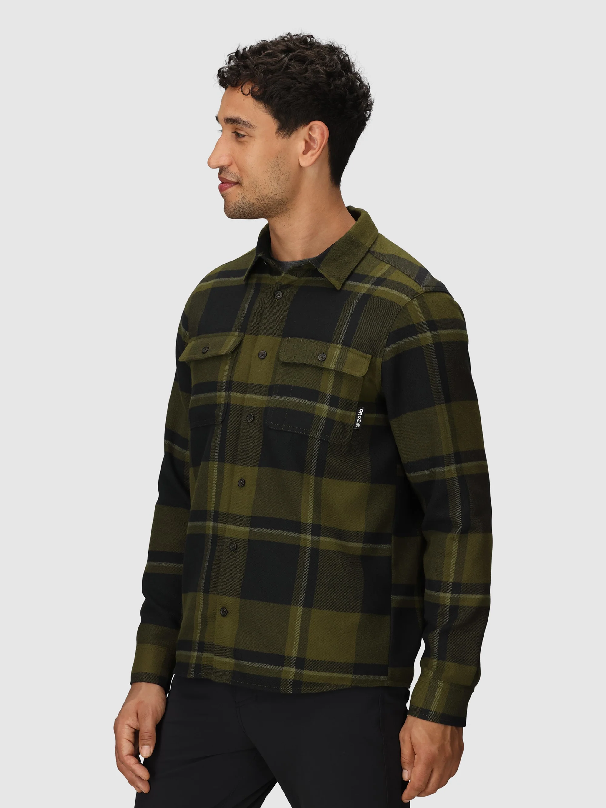 Outdoor Research Mens Feedback Flannel Twill Shirt - Image 3