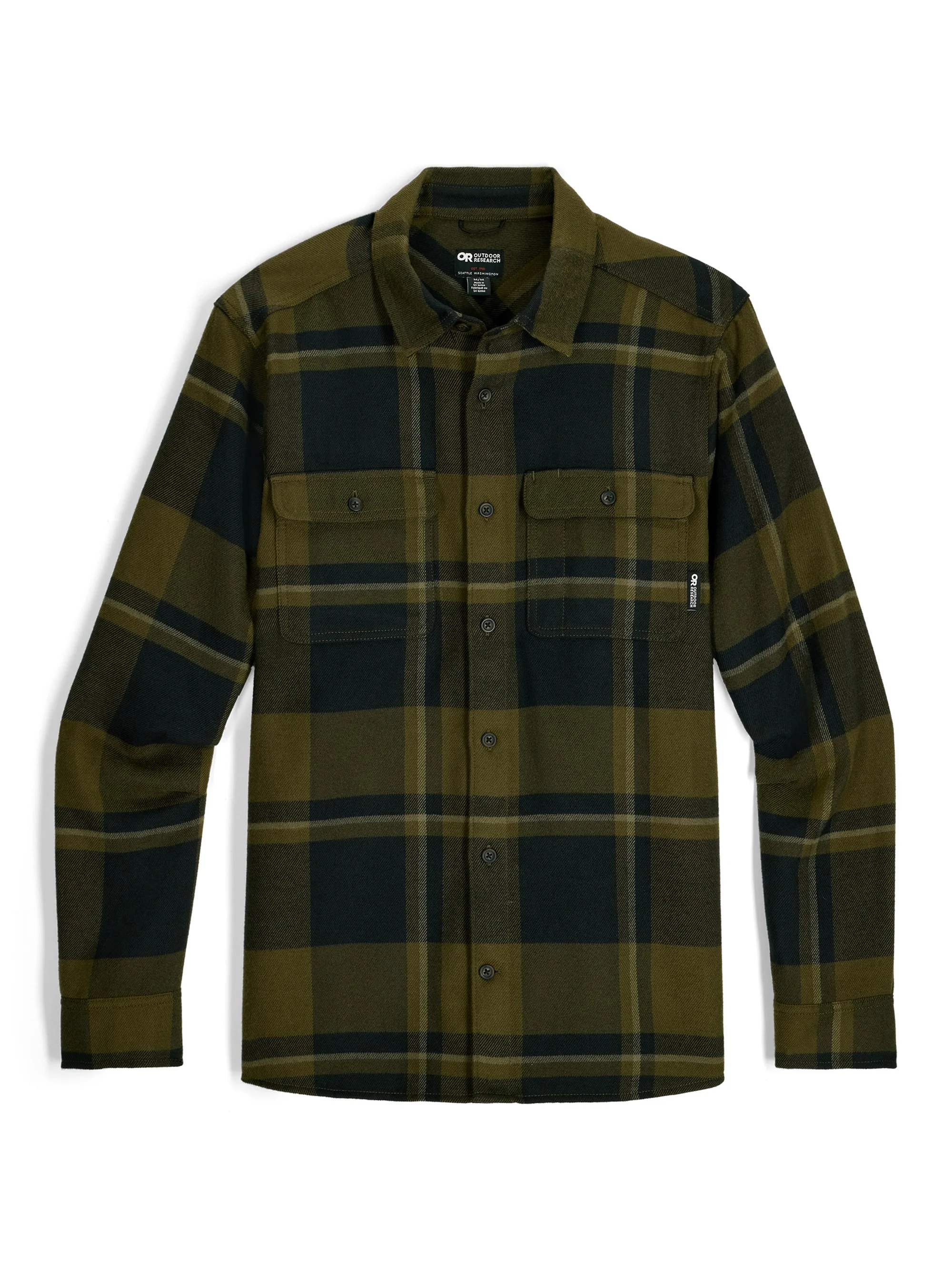 Outdoor Research Mens Feedback Flannel Twill Shirt - Image 6