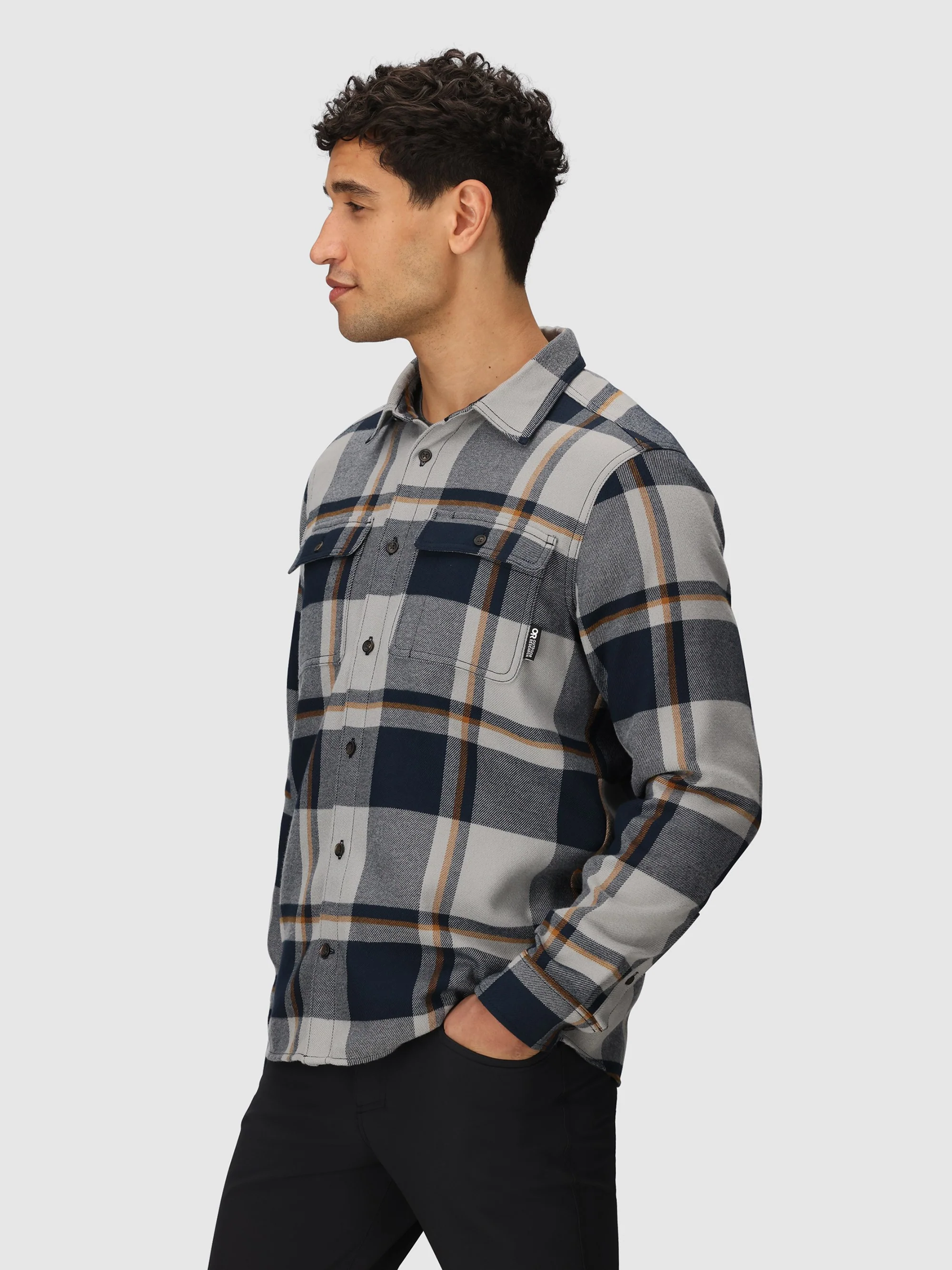 Outdoor Research Mens Feedback Flannel Twill Shirt - Image 9
