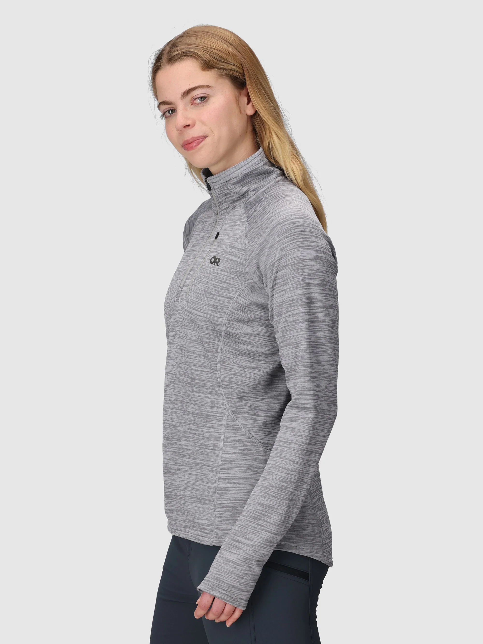Outdoor Research Womens Vigor Grid Fleece Quarter Zip - Image 3
