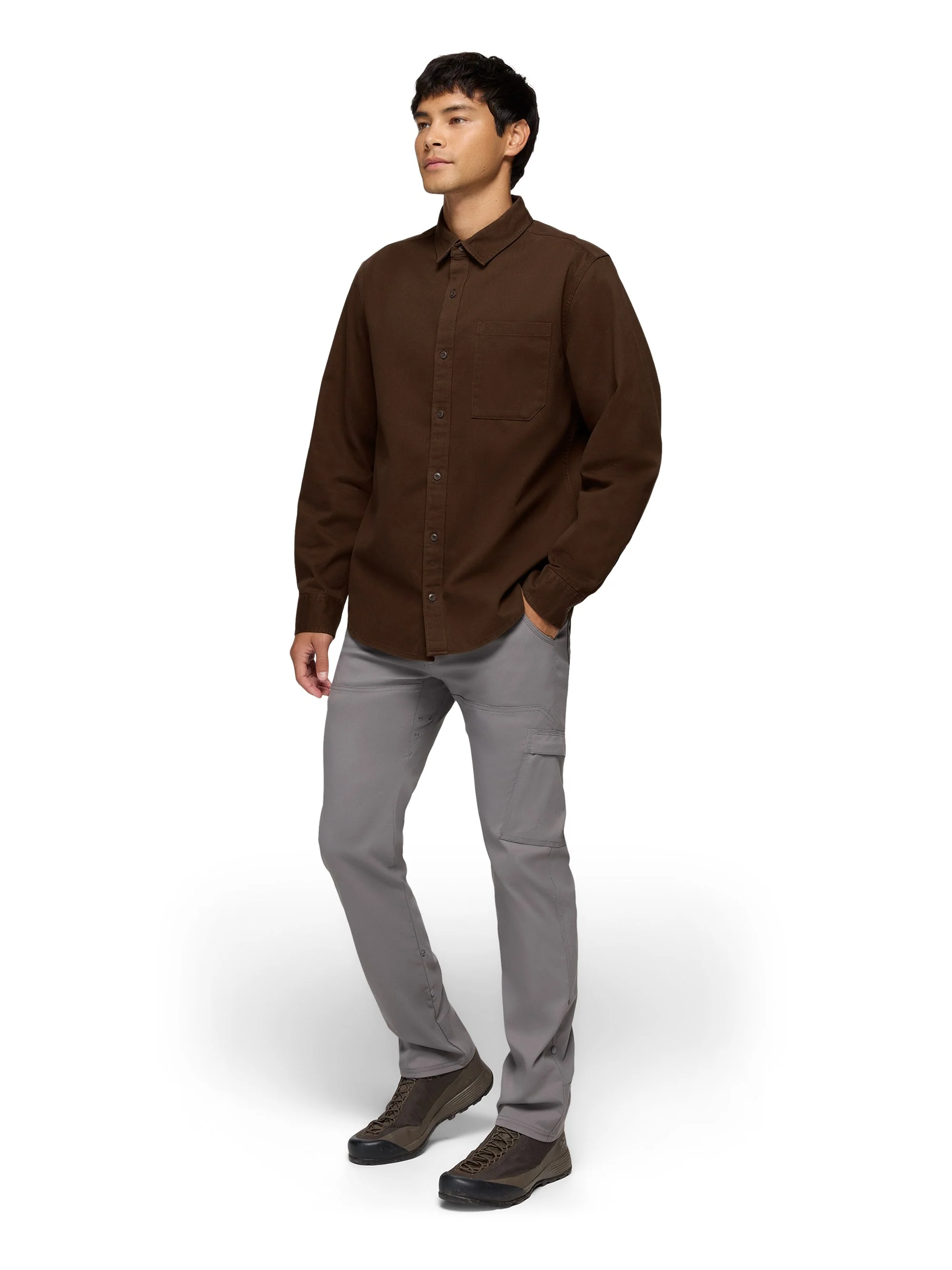 prAna Mens Arbored Long Sleeve Shirt - Image 8
