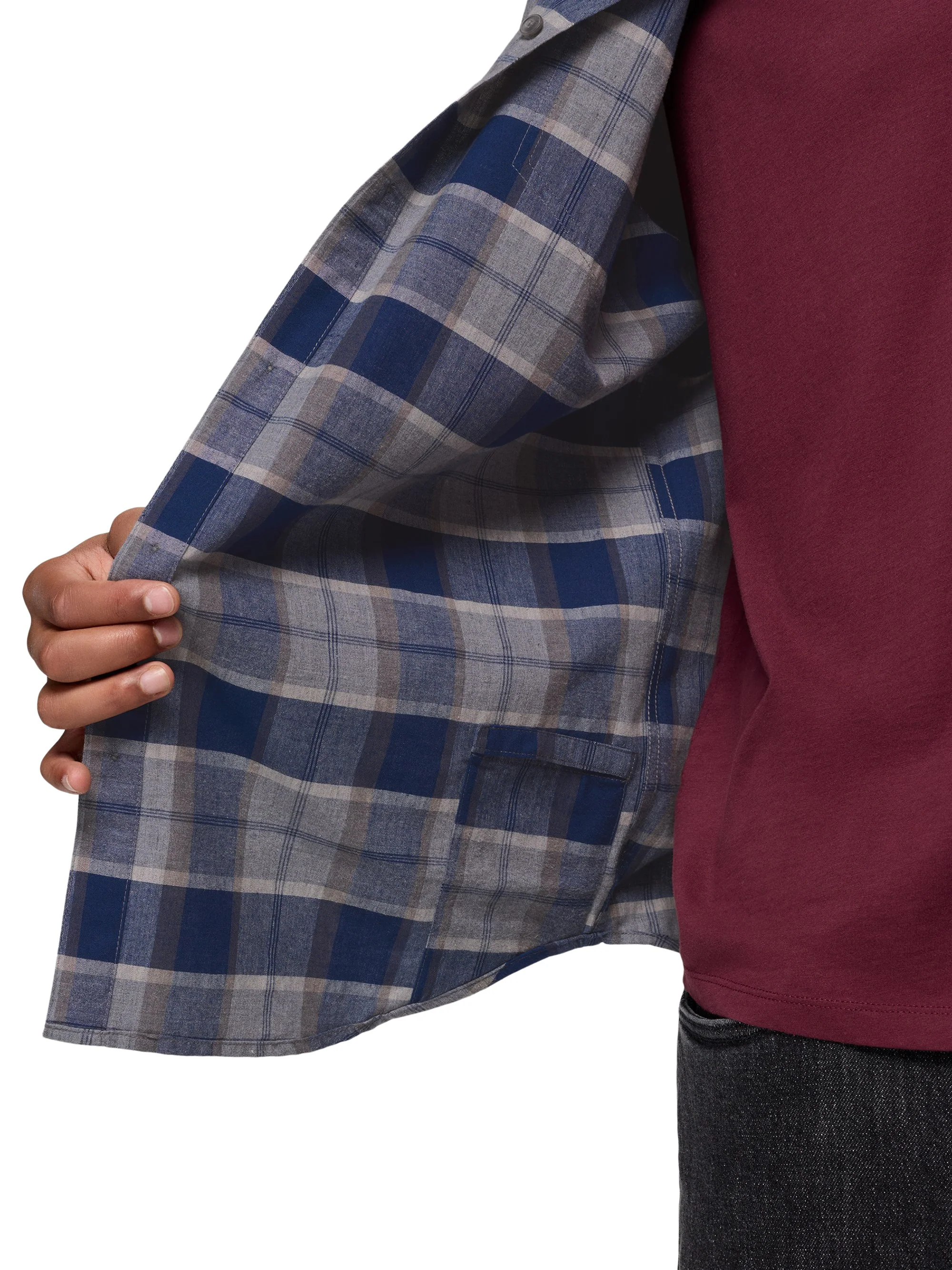 prAna Mens Dolberg Flannel Shirt - Image 12