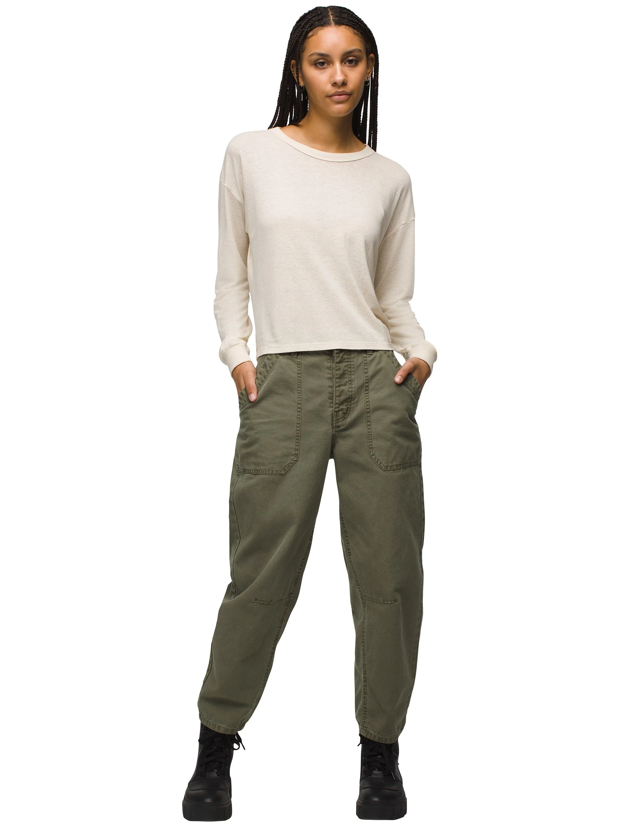 prAna Women's Cozy Up Long Sleeve Crew Tee - Image 4