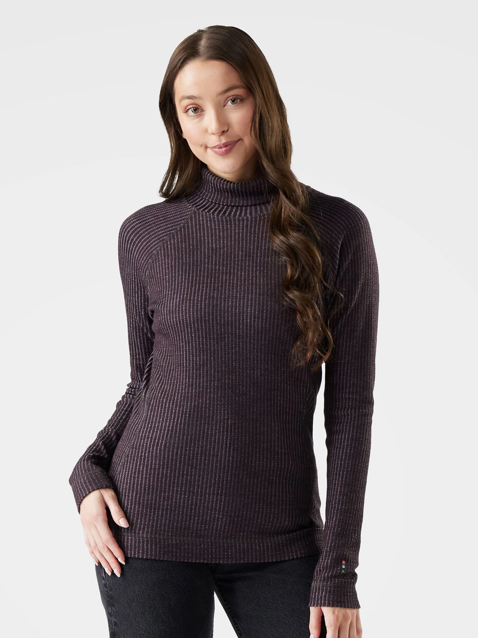 Smartwool Womens Thermal Merino Rib Turtleneck - Image 4