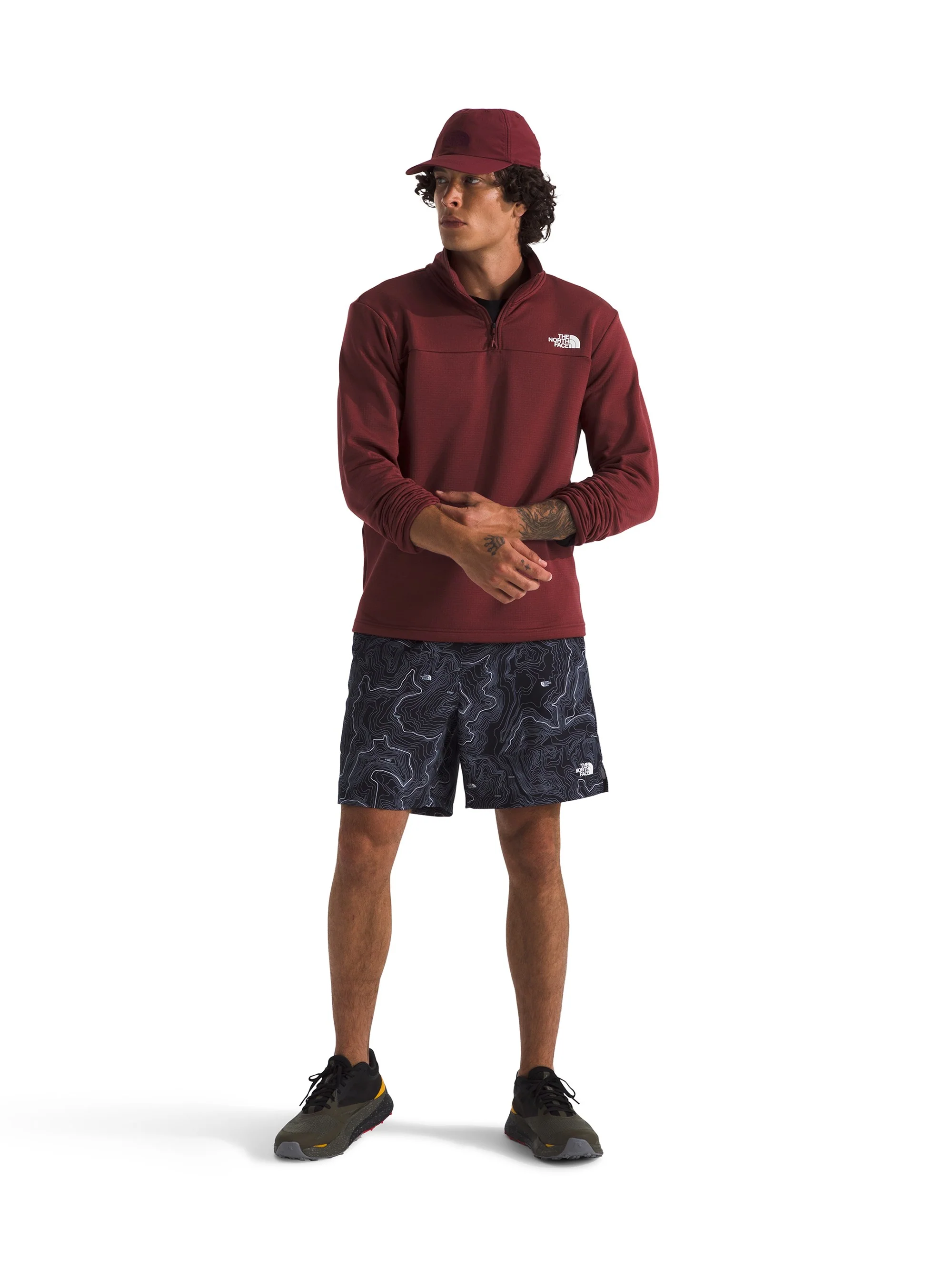 The North Face Mens Cedar Trail Grid Fleece 1/4 Zip - Image 15