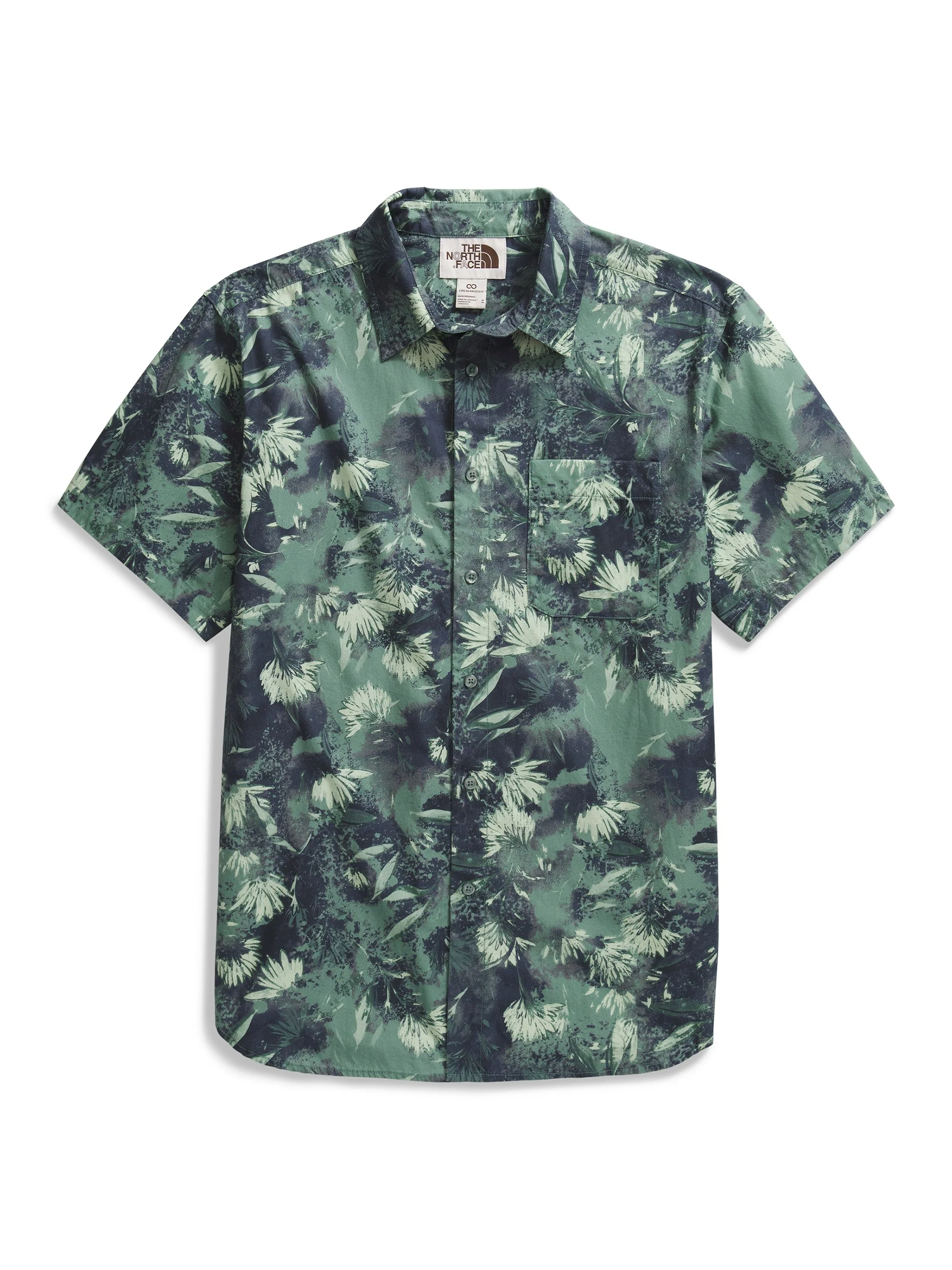 The North Face Mens Short Sleeve Baytrail Pattern Shirt - Image 3